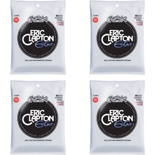 Martin Strings Mec12 Clapton's Choice Cordes Pour Guitare Acoustique (4 Jeux)