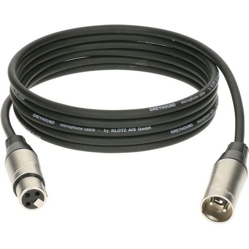 Klotz Grg1fm10.0 Câble Micro Greyhound Xlr Mâle - Femelle 10 M