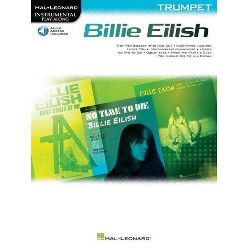 Hal Leonard Billie Eilish Play-Along Pour Trompette Sib Inclus Audio En Ligne