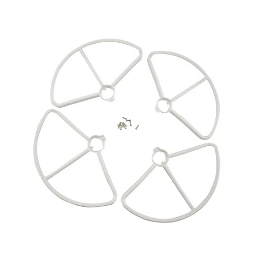 4 Pièces Protections/Housse Pour Mjx B2se Quadcopter Drone Pièces De Mise À Niveau, Facile À Installer Blanc