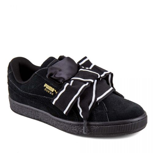 Suede Heart Satin 2 Wn's Femme Puma 364084 - Noir - 39