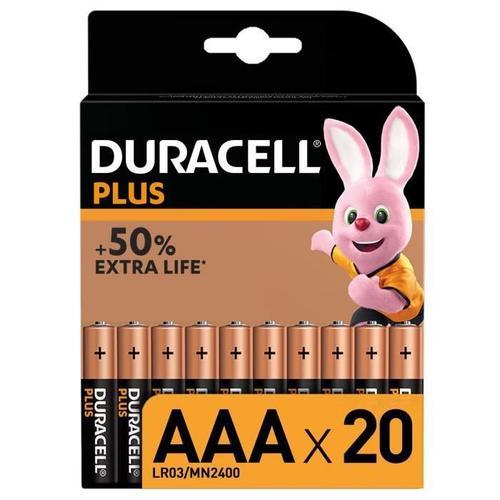 DURACELL PLUS Piles AAA x20