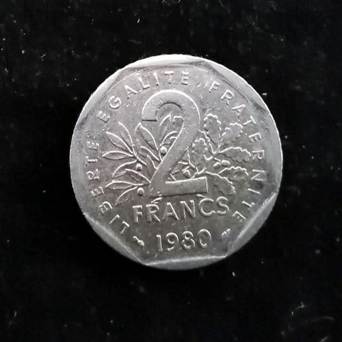 2 Franc 1980 Semeuse Nickel - Monnaie En Franc.