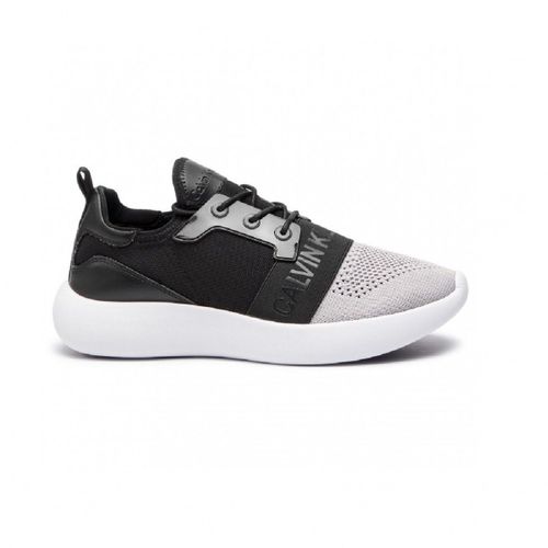 Basket Mode Calvin Klein Jeans Mel Metallic Se8604slb Noir