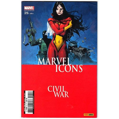 " La Séparation " ( Civil War ## New Avengers / Fantastic Four / Captain America ) : Marvel Icons # 25 ( Mai 2007 )