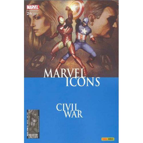 " Émeutes " ( Civil War ## New Avengers / Fantastic Four / Young Avengers / Captain America ) : Marvel Icons # 24 ( Avril 2007 ) ## Collector Edition