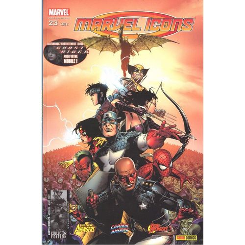 " Le Blitz Du Xxie Siècle " ( New Avengers / Young Avengers / Captain America ) : Marvel Icons # 23 ( Mars 2007 ) ## Collector Edition