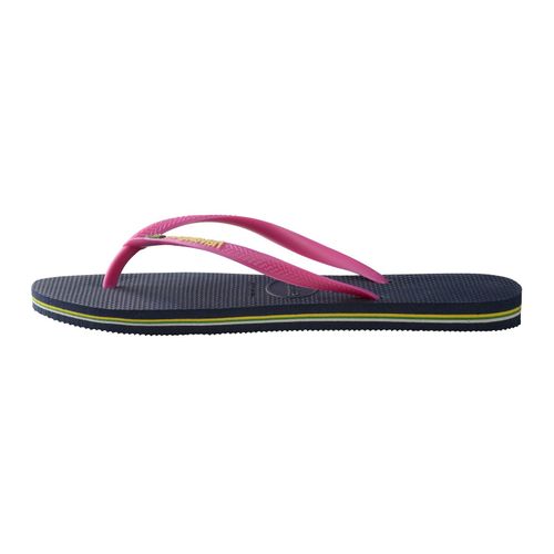 Tong Havaianas H.slim Brasil Logo Bleu