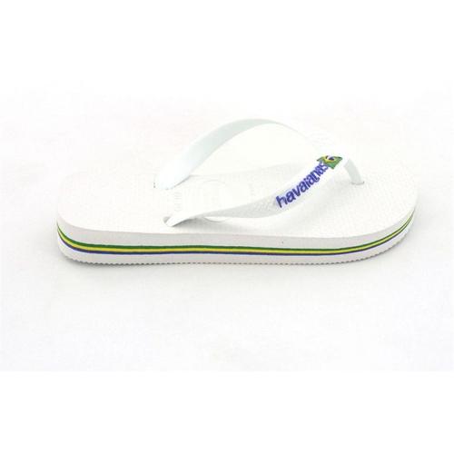 Havaianas Baby Brasil Logo Blanc