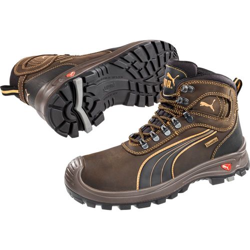 Chaussures De Sécurité Montantes Membranées Puma Sierra Nevada Mid S3 Wr Hro Src - Marron - 48