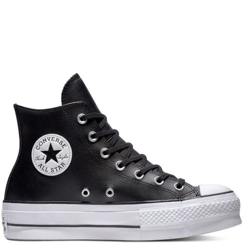 Baskets Chuck Taylor All Star Lift Clean Hi Black Converse 561675c-001 Noir