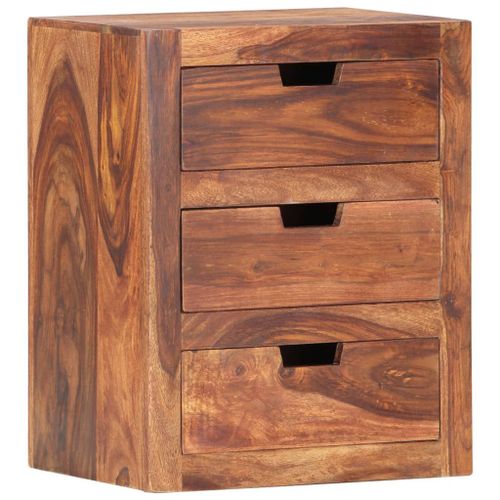 Vidaxl Table De Chevet 40 X 30 X 50 Cm Bois Massif