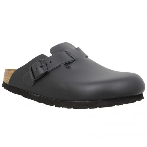 Sabots Birkenstock Boston Pour Homme En Cuir - Noir - 41