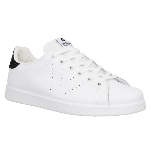 Sneakers Victoria En Cuir Pour . Blanc