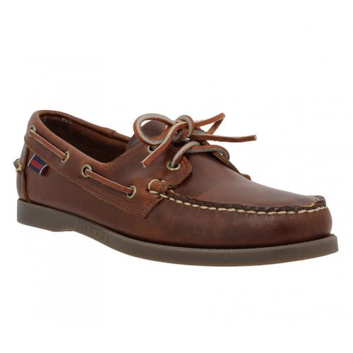 Chaussures Bateaux Sebago Docksides Pour En Cuir. Marron