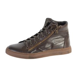 Basket Montante Cuir Redskins Nerino Marron