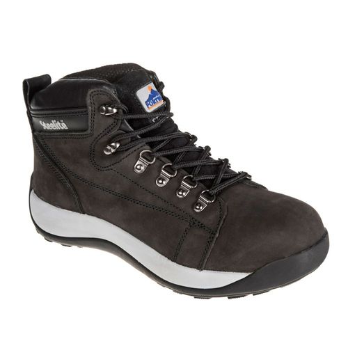 Chaussures De Sécurité Portwest Sb Hro Mi-brodequin Nubuck Steelite Noir