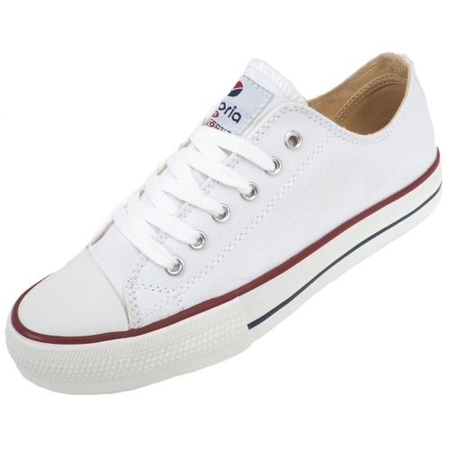 Chaussures Basses Toile Victoria Vintage Basse Tribu Luna 35213 Blanc