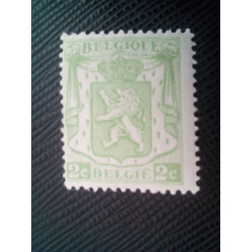 Timbre Belgique Yt 418 A Petites Armoiries 1937 ( 80505 )