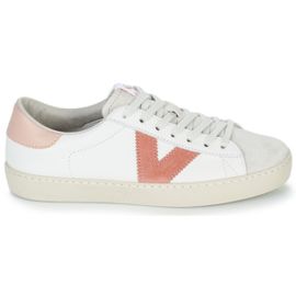 Chaussures Victoria Berlin Cuir Constraste Cuarzo Blanc