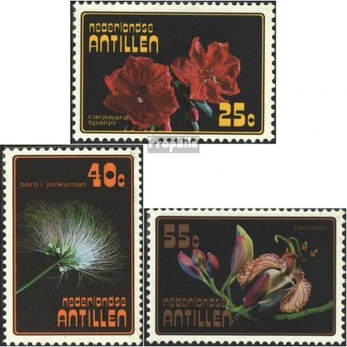 Néerlandais Antilles 335-337 Neuf 1977 Fleurs