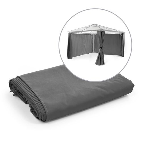Blumfeldt Pantheon Solid Sky Parois Latérales Pour Pergola 3x3 4 Pièces140g/M²