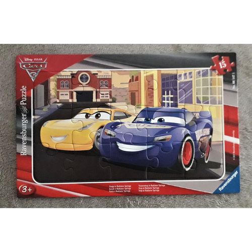 Puzzle "Cars 3" 15 Grosses Pièces - Ravensburger - A Partir De 3 Ans