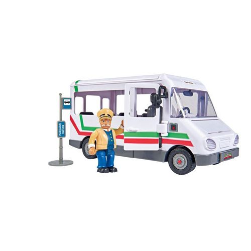 Sam Le Pompier - Le Bus De Trevor Avec Figurine