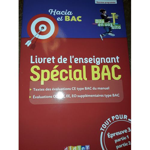 Livret De L'enseignant Hacia Élève Bac Tle