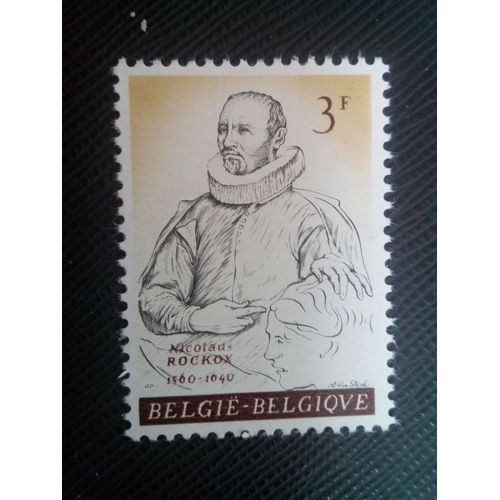 Timbre Belgique Yt 1174 400e Anniversaire De La Naissance De Nicolaus Rockox (1560-1640) 1961 ( 80505 )