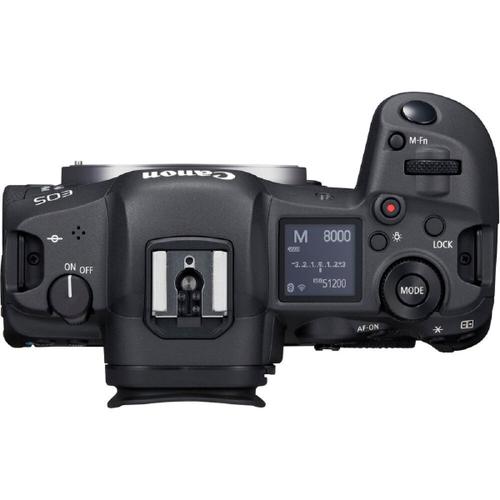Canon EOS R5 - Appareil photo numérique - sans miroir - 45.0 MP - Cadre plein - 8K / 30 pi/s - 4.3x zoom optique objectif RF 24-105 mm F4 L IS USM - Wi-Fi, Bluetooth