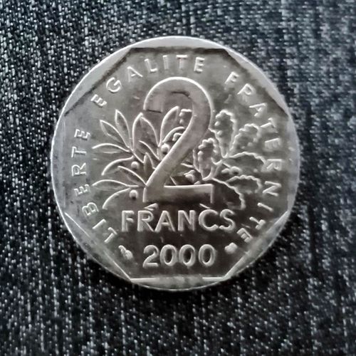 2 Franc 2000 Semeuse Nickel - Monnaie En Franc.