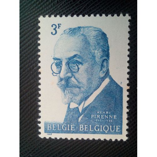 Timbre Belgique Yt 1240 Centenaire De La Naissance D'henri Pirenne (1862-1935) 1963 ( 80505 )