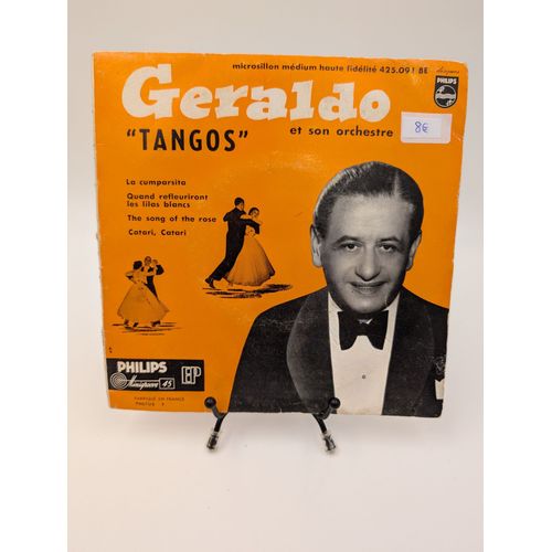 Vinyle 45 Tours Geraldo "Tangos" Et Son Orchstre : La Cumparista… En Fourreau