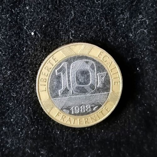 Piéce De France 10 Fr Génie De La Bastille 1988