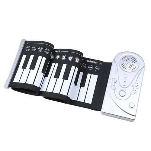 49 Clé Haut-Parleur Main Roll Piano Électronique Portable Pliant Électronique Clavier Souple Retrousser Le Piano
