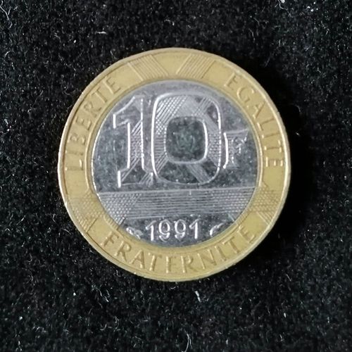 Pièce De France 10 Fr Génie De La Bastille 1991