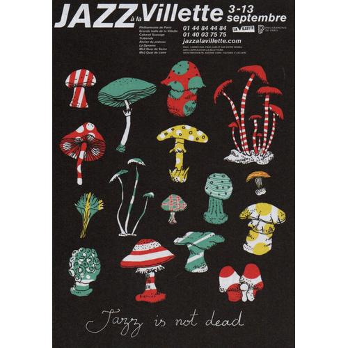 Flyer Festival Jazz A La Villette 2015 : Steve Coleman, Archie Shepp, Lee Fields, Yaron Herman...