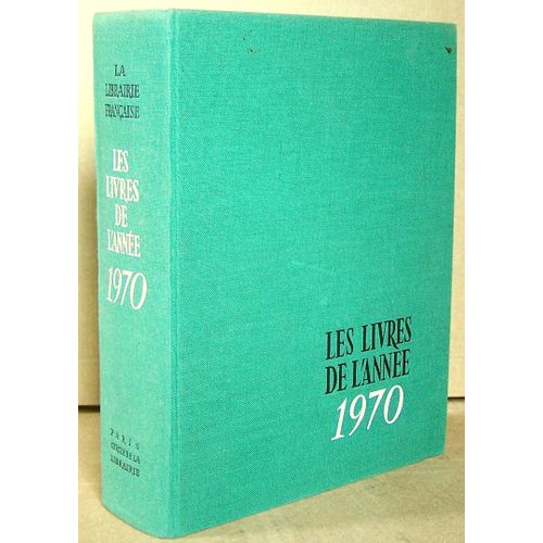 Les Livres De L' Année 1970