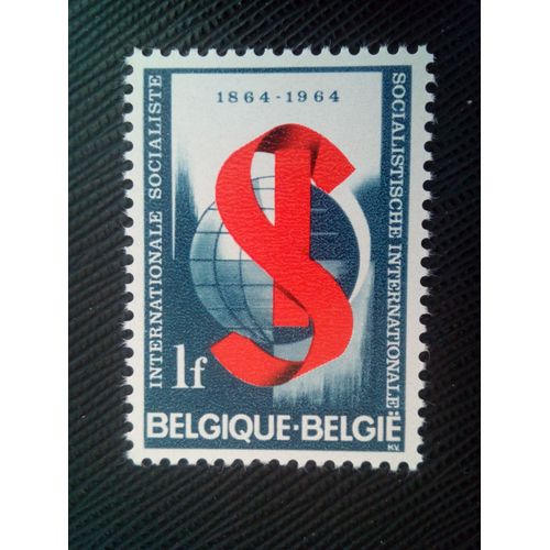 Timbre Belgique Yt 1291 "Si" Sur Globe 1964 ( 80505 )