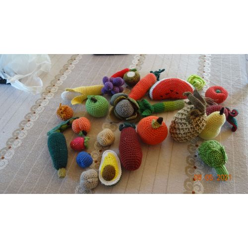 Amigurumi Legumes Crochet Pour Dinette
