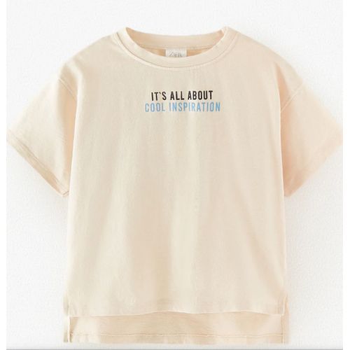 T-Shirt À Inscription (Zara)