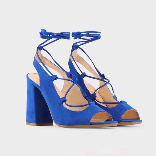 Sandales Made In Italia Bleu Femme