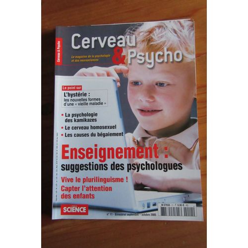 Cerveau & Psycho N°11 : Enseignement : Suggestions Des Psychologues
