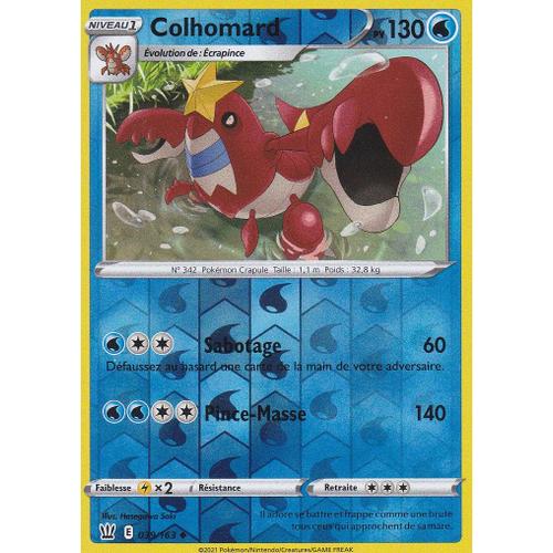 Carte Pokemon - Colhomard - 039/163 - Reverse - Épée Et Bouclier 5 - Styles De Combat - Vf