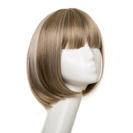 chatain meche blonde