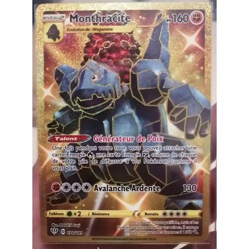 Pokemon Eb3 Ténèbres Embrasées Monthracite Secrète Gold 198 / 189 Full Art