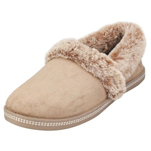 Skechers Cozy Campfire Femme Chaussures Pantoufle Beige
