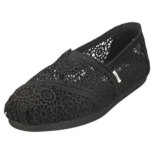 Espadrilles Toms Alpargata Moroccan Crochet Chaussures Sans Lacets