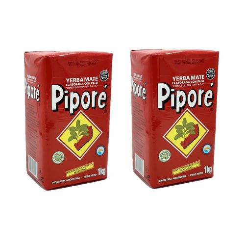 Lot 2x Yerba Maté - Piporé - Paquet 1kg